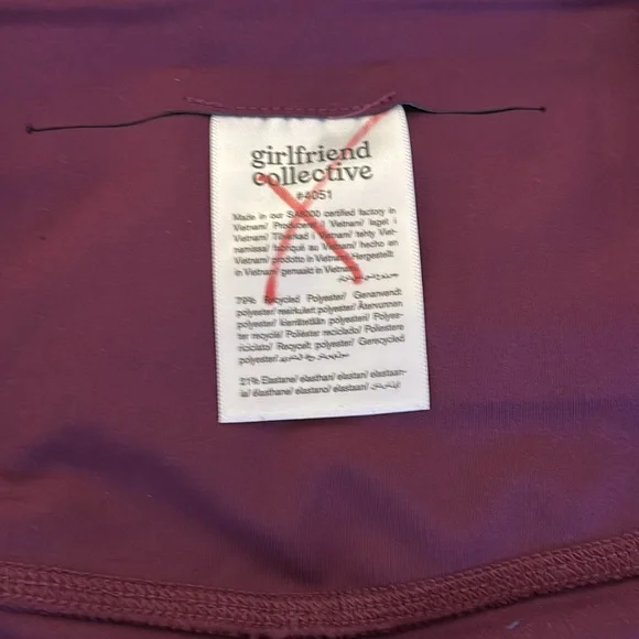 Girlfriend Collective Purple Leggings - Picture 2 of 4